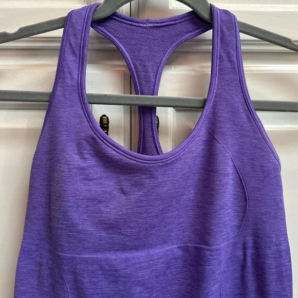 Lululemon Ebb & Flow Racerback Tank Top in Purple Size 8 - Picture 4 of 8